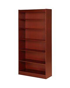 Lorell Six Shelf Panel Bookcase