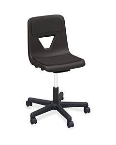 Lorell Classroom Adjustable Height Padded Mobile Task Chair