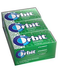 Orbit Spearmint Sugar-free Gum - 12 Packs