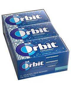 Orbit Peppermint Sugarfree Gum - 12 Packs