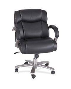 Safco Big & Tall Leather Mid-back Task Chair