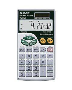 Sharp Calculators El-344rb 10-digit Handheld Calculator