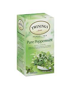 Tea Bags, Pure Peppermint, 1.76 Oz, 25/box