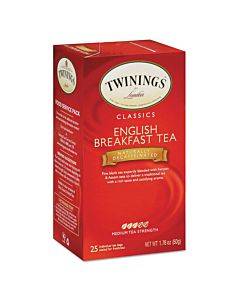 Tea Bags, English Breakfast Decaf, 1.76 Oz, 25/box