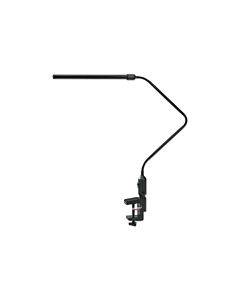 Led Desk Lamp With Interchangeable Base Or Clamp, 5.13w X 21.75d X 21.75h, Black