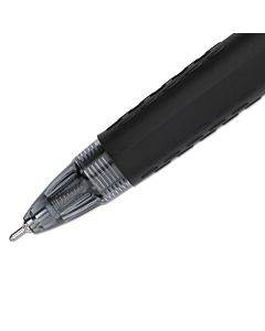 Signo 207 Needle Point Gel Pen, Retractable, Medium 0.7 Mm, Black Ink, Black Barrel, Dozen