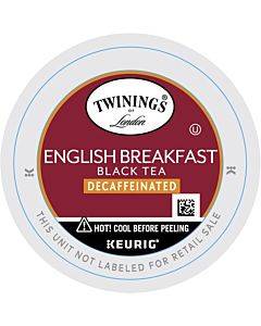 Twinings Decaffeinated English Breakfast Black Tea K-cup