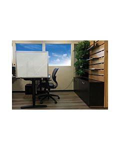 Desktop Acrylic Protection Screen, 59 X 1 X 24, Frosted