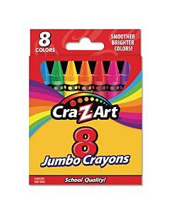 Jumbo Crayons, 8 Assorted Colors, 8/pack