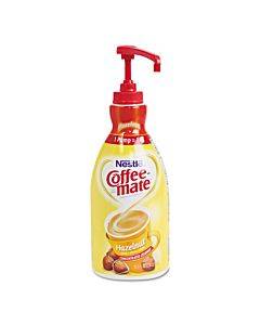 Liquid Coffee Creamer, Hazelnut, 1.5 Liter Pump Bottle, 2/carton