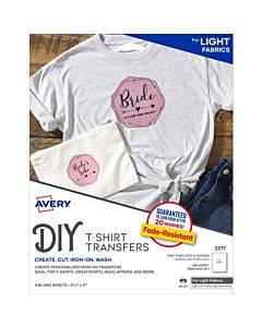 Avery&reg; Inkjet Iron-on Transfer Paper - Clear