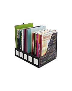 Literature File, Five Slots, 13.25 X 10 X 10.25, Black