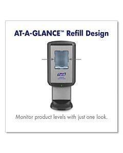 Cs6 Hand Sanitizer Dispenser, 1,200 Ml, 5.79 X 3.93 X 15.64, Graphite