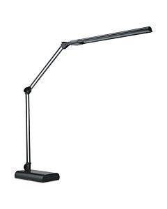 Adjustable Led Desk Lamp, 3.25"w X 6"d X 21.5"h, Black