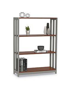 Trento Line Bookcase, Three-shelf, 31.5w X 11.5d X 43.25h, Cherry