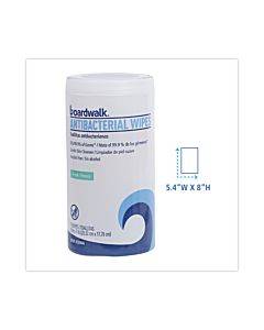 Antibacterial Wipes, 5.4 X 8, Fresh Scent, 75/canister, 6 Canisters/carton