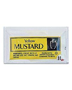 Condiment Packets, Mustard, 0.16 Oz Packet, 200/carton