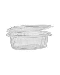 Earthchoice Recycled Pet Hinged Container, 24 Oz, 7.38 X 5.88 X 2.38, Clear, 280/carton