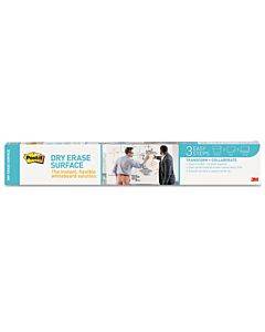 Dry Erase Surface With Adhesive Backing, 36 X 24, White Surface