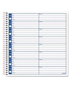 Voice Message Log Books, One-part (no Copies), 8 X 1, 8 Forms/sheet, 800 Forms Total