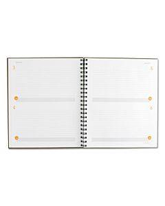 Plan. Write. Remember. Planning Notebook Two Days Per Page, 11 X 8 3/8, Gray