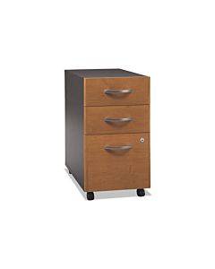 Series C Mobile Pedestal File, Left/right, 3-drawers: Box/box/file, Legal/letter/a4/a5, Cherry/gray, 15.75" X 20.25" X 27.88"