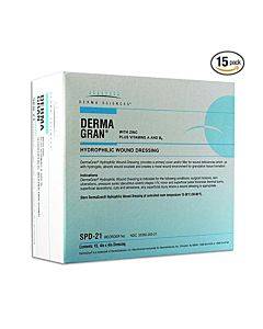 Dermagran Hydrophilic Impregnated Gauze Wound Dressing 4" X 4" Part No. Spd-21 (15/box)