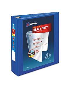 Heavy-duty View Binder With Durahinge And One Touch Ezd Rings, 3 Rings, 2" Capacity, 11 X 8.5, Pacific Blue