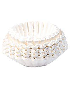 Commercial Coffee Filters, 12 Cup Size, Flat Bottom, 500/bag, 2 Bags/carton