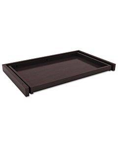 Alera Valencia Series Center Drawer, Laminate, 24.5w X 15d X 2h, Espresso