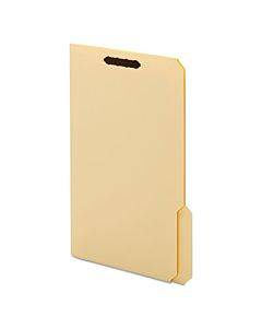Top Tab Fastener Folder, 0.75" Expansion, 2 Fasteners, Legal Size, Manila Exterior, 50/box