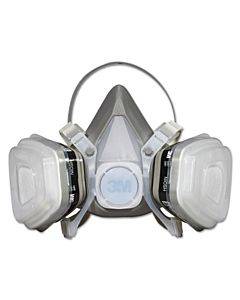 Dual Cartridge Respirator Assembly 52p71, Organic Vapor/p95, Medium