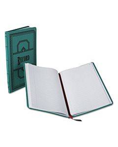 Account Record Book, Record-style Rule, Blue Cover, 11.75 X 7.25 Sheets, 150 Sheets/book