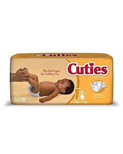 Cuties Complete Care Baby Diapers, Size 1, 8 - 14 Lbs. - Replaces: Fqccc01 Part No. Cr1001 (50/package)