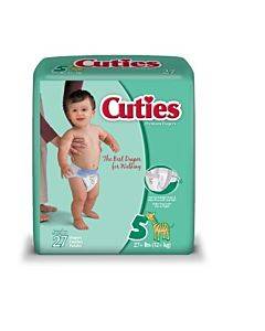 Prevail Cuties Baby Diapers Size 5, Over 27 Lbs. (108/Case)