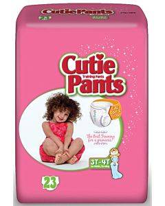 Cuties Refastenable Training Pants For Girls 3t-4t, Up To 32-40 Lbs. Part No. Cr8008 (92/case)