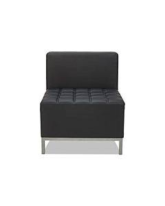 Alera Qub Series Armless L Sectional, 26.38w X 26.38d X 30.5h, Black