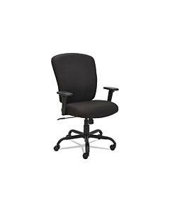 Alera Mota Series Big And Tall Chair, Supports Up To 450 Lb, 19.68" To 23.22" Seat Height, Black