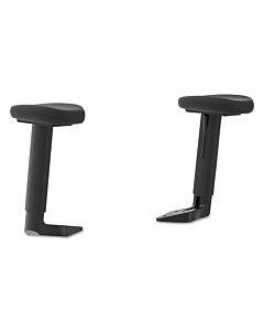 Valutask Height-adjustable Arm Kit For Hon Valutask Chairs, 4 X 10.25 X 11.88, Black, 2/set