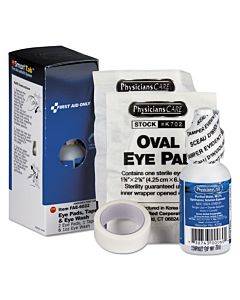 Smartcompliance Eyewash Set With Eyepads And Adhesive Tape, 4 Pieces