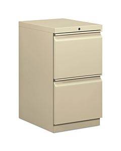 Mobile Pedestals, Left Or Right, 2 Legal/letter-size File Drawers, Putty, 15" X 20" X 28"
