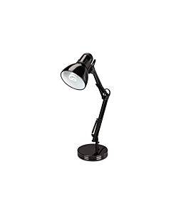Architect Desk Lamp, Adjustable Arm, 6.75w X 11.5d X 22h, Black