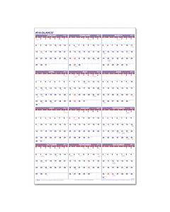 Yearly Wall Calendar, 24 X 36, 2023