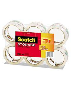 Storage Tape, 3" Core, 1.88" X 54.6 Yds, Clear, 6/pack