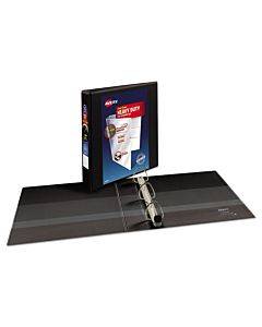 Heavy-duty View Binder With Durahinge And One Touch Ezd Rings, 3 Rings, 1.5" Capacity, 11 X 8.5, Black