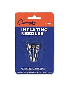 Nickel-plated Inflating Needles For Electric Inflating Pump, 3/pack