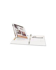 Economy View Binder With Round Rings , 3 Rings, 0.5" Capacity, 11 X 8.5, White, (5706)
