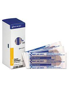 Refill For Smartcompliance General Business Cabinet, Fabric Bandages, 1 X 3, 40/box