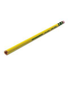 Tri-write Triangular Pencil, Hb (#2), Black Lead, Yellow Barrel, Dozen