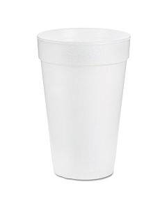 Foam Drink Cups, 14 Oz, White, 1,000/carton